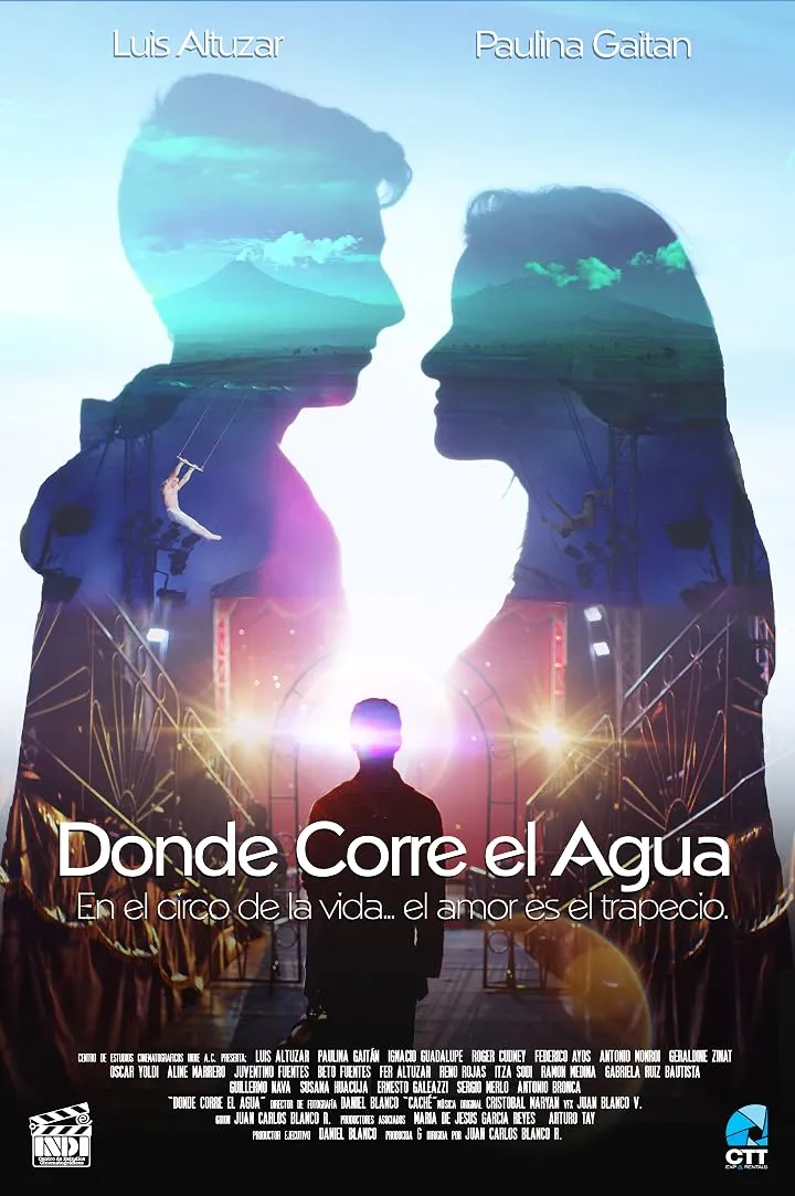 Cartel de Donde corre el agua